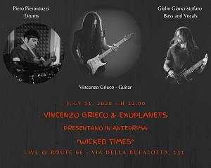 Vincenzo grieco & explanets live @ route 66 american bistrot